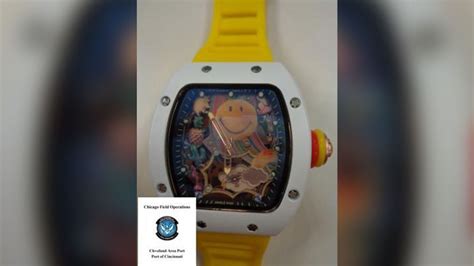 US customs officers seized a fake Richard Mille watch  